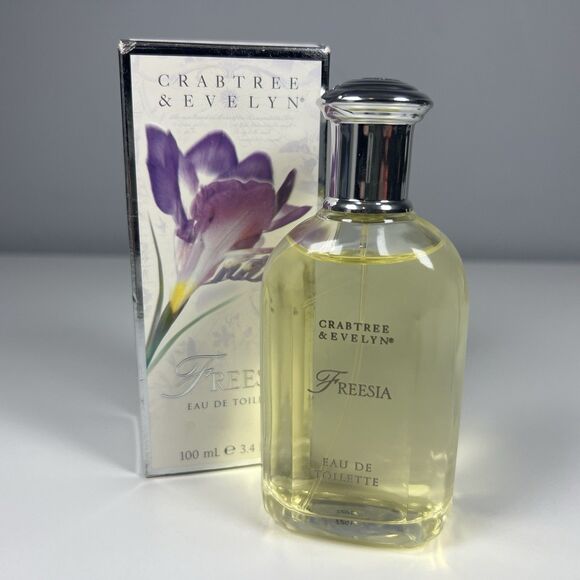 Crabtree & Evelyn Freesia Eau De Toilette 3.4 OZ NIB Discontinued Rare - Picture 1 of 9
